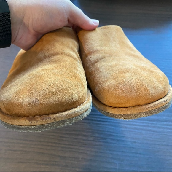 EUC Jenni Kayne Oiled Leather Moc Clog Saddle brown Size 41 - Picture 9 of 9